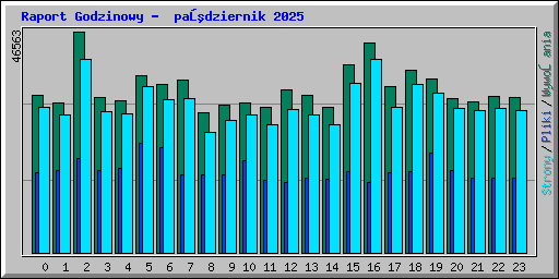 Raport Godzinowy -  październik 2025